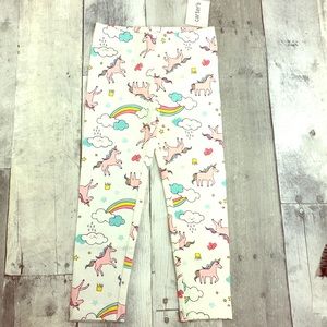 NWT Carter’s Rainbow Unicorn Leggings 2T